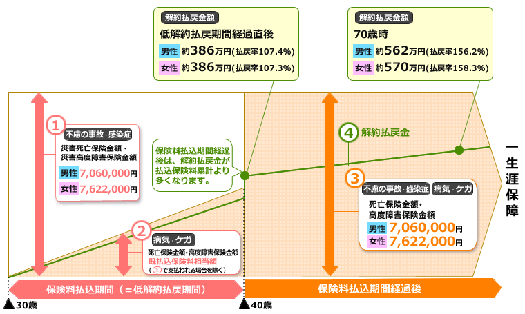エンキャン保険料建 イメージ図